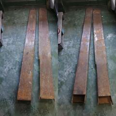 フォークリフト　ロング爪　サヤフォーク　中古　の画像