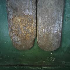 フォークリフト　ロング爪　サヤフォーク　中古　の画像