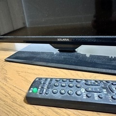 【ジャンク品】液晶テレビ　32v型　SOLARIAの画像