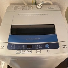 洗濯機　動作問題無し　1/29取りに来られる方