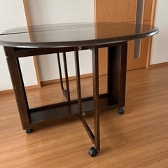 ダイニングテーブル　折りたたみ可能の画像