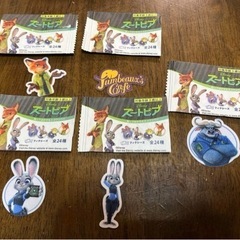 ズートピア/貼ってはがせるエコワッペン5枚