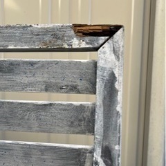 木製のフェンスの画像