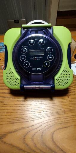 防水対応CDプレーヤー　TWINBIRD AV-J165　(11年製)