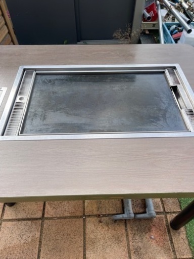 動作品　デジタルサーモ付きお好み焼きテーブル　LPガス