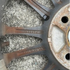 アルミホイールタイヤセットの画像