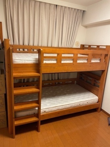 値下げしました　2段ベッド＋マットレス