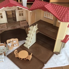 シルバニアファミリー　赤い屋根の大きなお家の画像