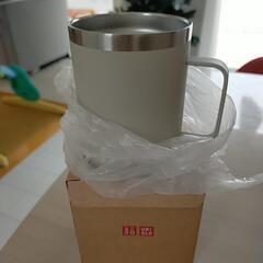 値下げしました！ユニクロ　ステンレスマグカップの画像