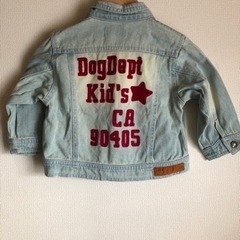 【Dog Dept Kid's】デニムGジャン　80の画像
