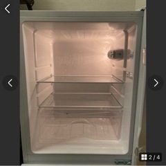 106リットル 2ドア冷蔵庫 グラシア WHの画像