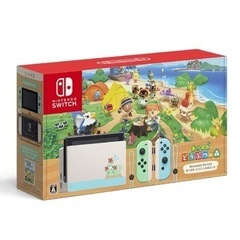 【ほぼ新品】任天堂Switch本体 あつまれどうぶつの森(箱付き...