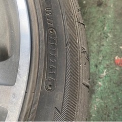 18インチ　アルミホイールタイヤセット　7.5J ＋53 225 45 18 ステップワゴン　オデッセイ　ノア　ヴォクシーの画像