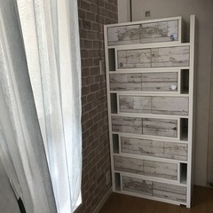 ナチュラルチェスト　白　シューズボックス