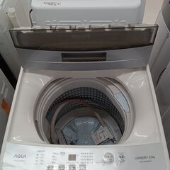 ★ジモティ割あり★ AQUA 洗濯機 AQW-S50HBK（FS） ５㎏ 20年製 動作確認／クリーニング済み TC1175