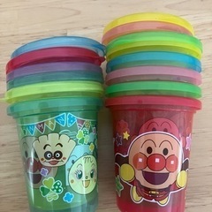 アンパンマン⭐︎ストロー対応プラスチックコップ8個