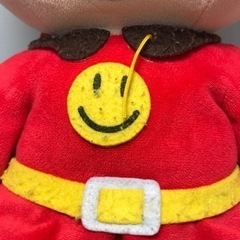 O2401-522 アンパンマン ぬいぐるみ 毛玉・ほつれあり 中古の画像