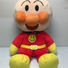 O2401-522 アンパンマン ぬいぐるみ 毛玉・ほつれあり 中古