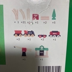 BRIO 木製レール　2セットの画像