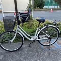 自転車　チャイルドシート　26インチ