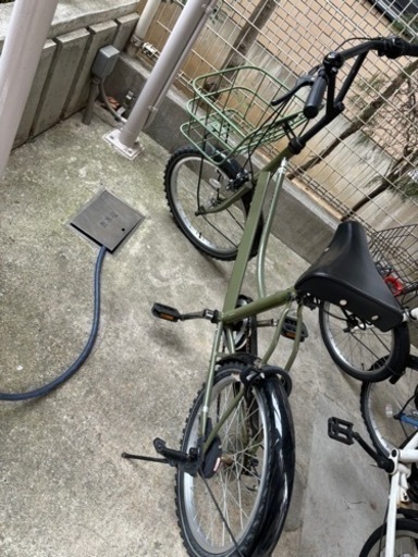 自転車　緑1台  <値下げ>