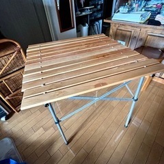 売約済　キャンプ用折りたたみテーブルの画像