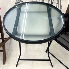 北海道 千歳市/恵庭市 近郊配送 ニトリ ガラスガーデンテーブルセット