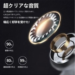 新品のワイヤレスイヤホンの画像