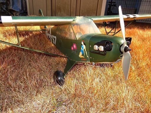 ラジコン飛行機　パイパーカブ　PIPER J-3 Cub 全幅140cm メカ一式付き　スケール機