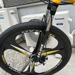 （決まりました。）半額以下！ほぼ新車！未使用車 折り畳み式　26ｲﾝﾁ ディスクブレーキマウンテンバイク　の画像