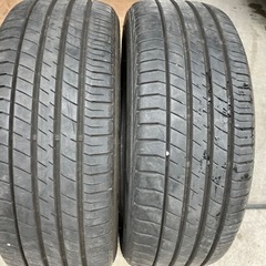 215/55R17 バリ山ラジアルタイヤ2本　クラウン、カムリ、...