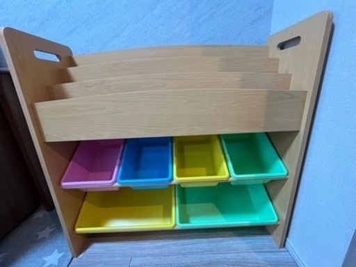 最終価格　美品　おもちゃ絵本ラック