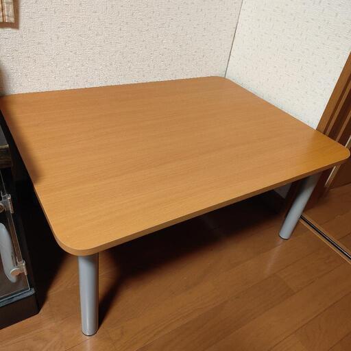 テーブル　1人用 ブラウン
