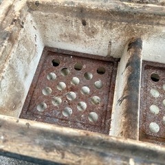 横長の七輪（バーベキューコンロ）の画像