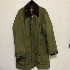 受け渡し確定ビンテージバブアー　ボーダー38in