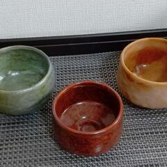 楽焼き 抹茶茶碗の画像