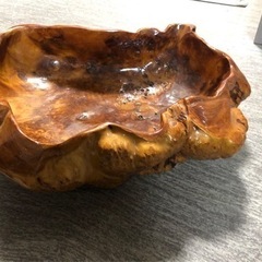 小物入れ　木製　フルーツボウル？