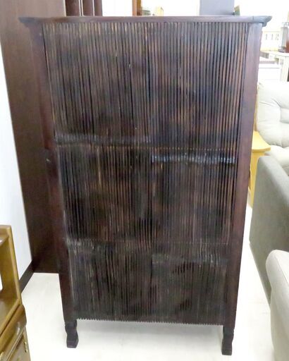 北海道 千歳市/恵庭市 近郊配送 アジアン家具 バンブーキャビネット 収納家具 棚 店頭でのお受け渡し大歓迎