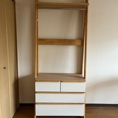 ハンガー付きタンス