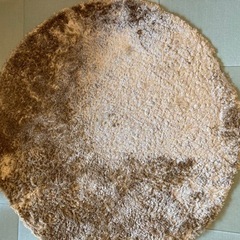 ブラウン　ラグの画像