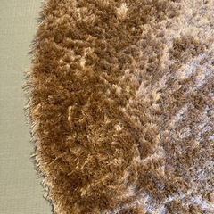 ブラウン　ラグの画像