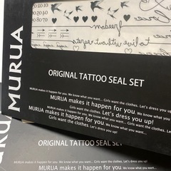 新品　MURUA　ORIGINAL TATTOO タトゥーシール　タトゥの画像