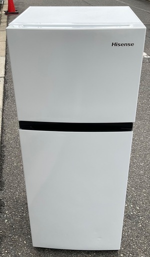 【RKGRE-273】特価！ハイセンス/Hisense/120L 2ドア冷凍冷蔵庫/HR-B1202/中古品/2020年製/当社より近隣無料配達！