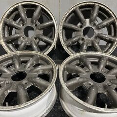 旧車ホイール ワタナベ 社外ホイール 13インチ 4本 5J4H...
