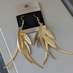 フックピアス2点セット（新品）の画像