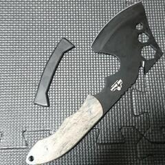 [値下げ!]新品未使用！多機能ハンドアックス　手斧　キャンプに！