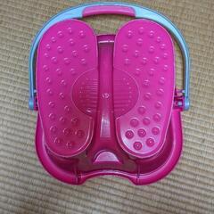 【未使用品】フットバスバケツ 蛍光ピンク 足浴バケツの画像
