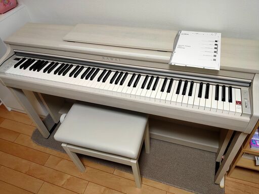 【tkeです】美品 KAWAI CN27A電子ピアノホワイトメイプル調 KAWAI 電子ピアノ CN27A プレミアムホワイトメープル調 tkeです