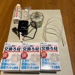 水作エイトコアS交換ろ材、水槽ポンプ他　３００円