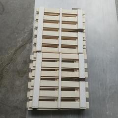 シングルマットレス/すのこ付き/シングルベット/【寸法】(約)縦200cm×横98cm厚さ6.5cm/規4の画像